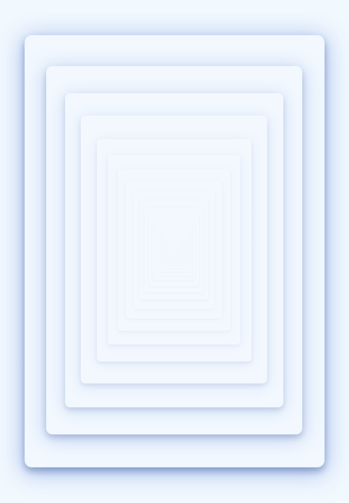Recursive cards extend out into infinity